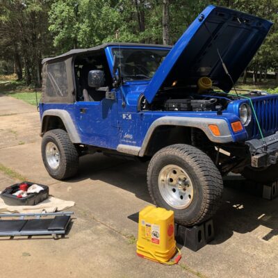 Jeep maintenance day